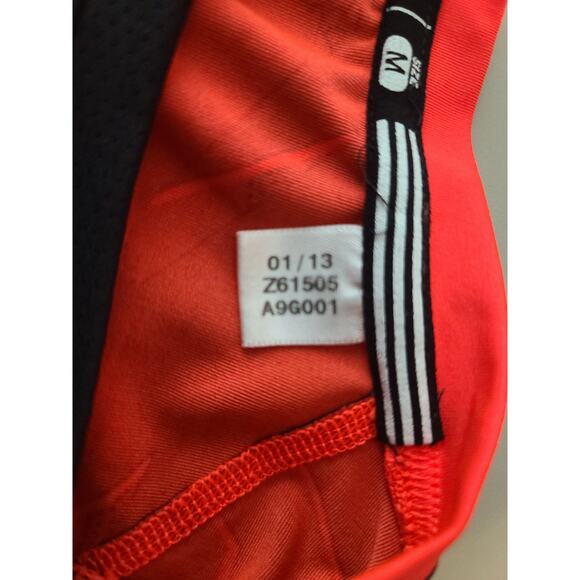 Adidas orange black short sleeve rashguard baselayer shirt - medium - Picture 5 of 6